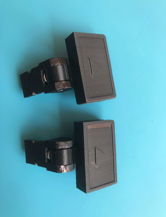 2pcs Turntable Dust Cover Hinges for KENWOOD KD-291R TURNTABLE