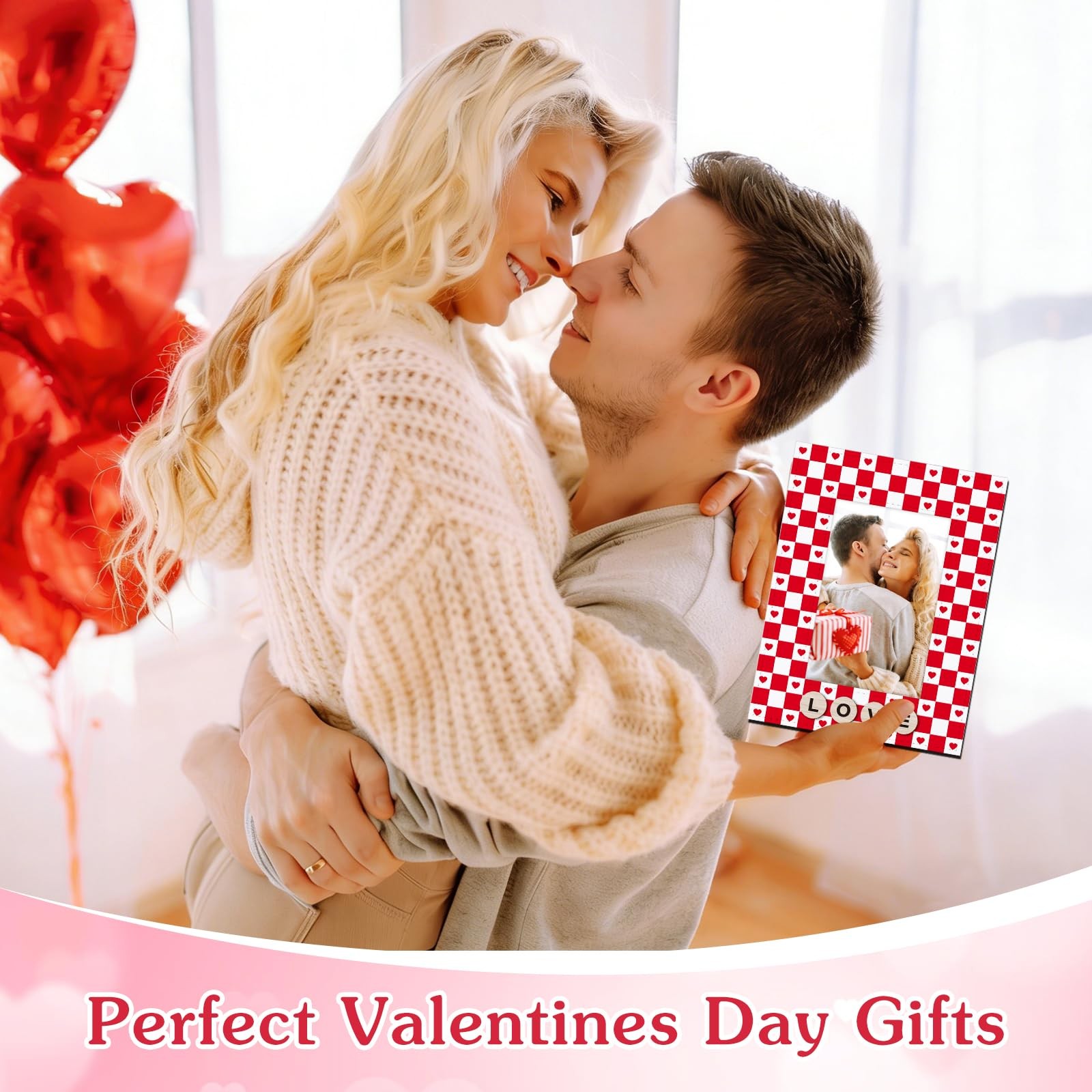 Love Picture Frame for Couples Valentines Day Gift for Her Him Anniversary Decor