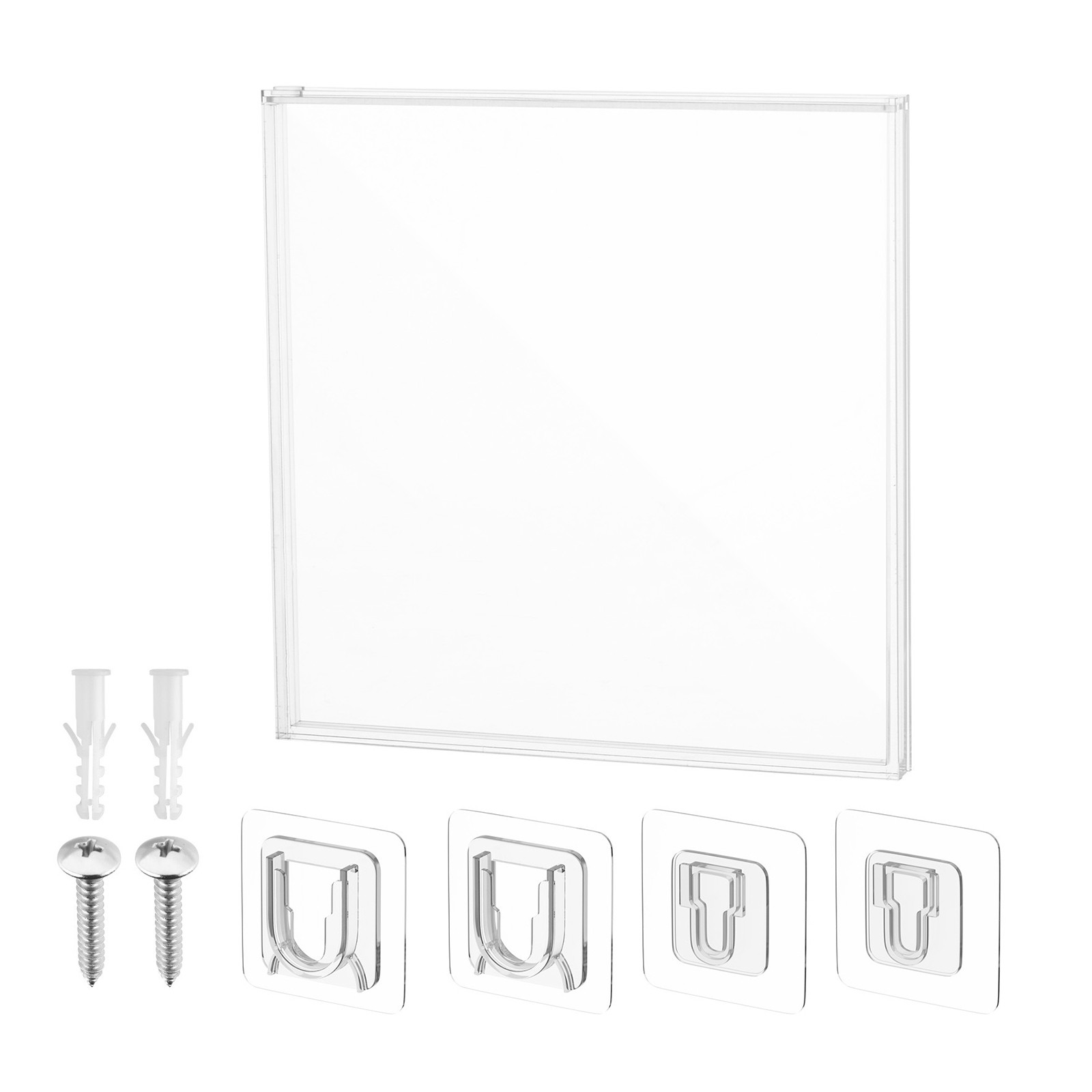 7-inch Acrylic Clear Vinyl Record CD Display Case Dust Protective Collection Box