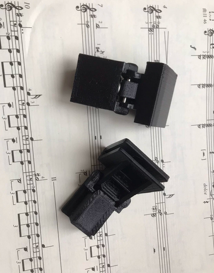 2pcs Turntable Dust Cover Hinges for Teac TN-300 Teac TN-3B Turntable