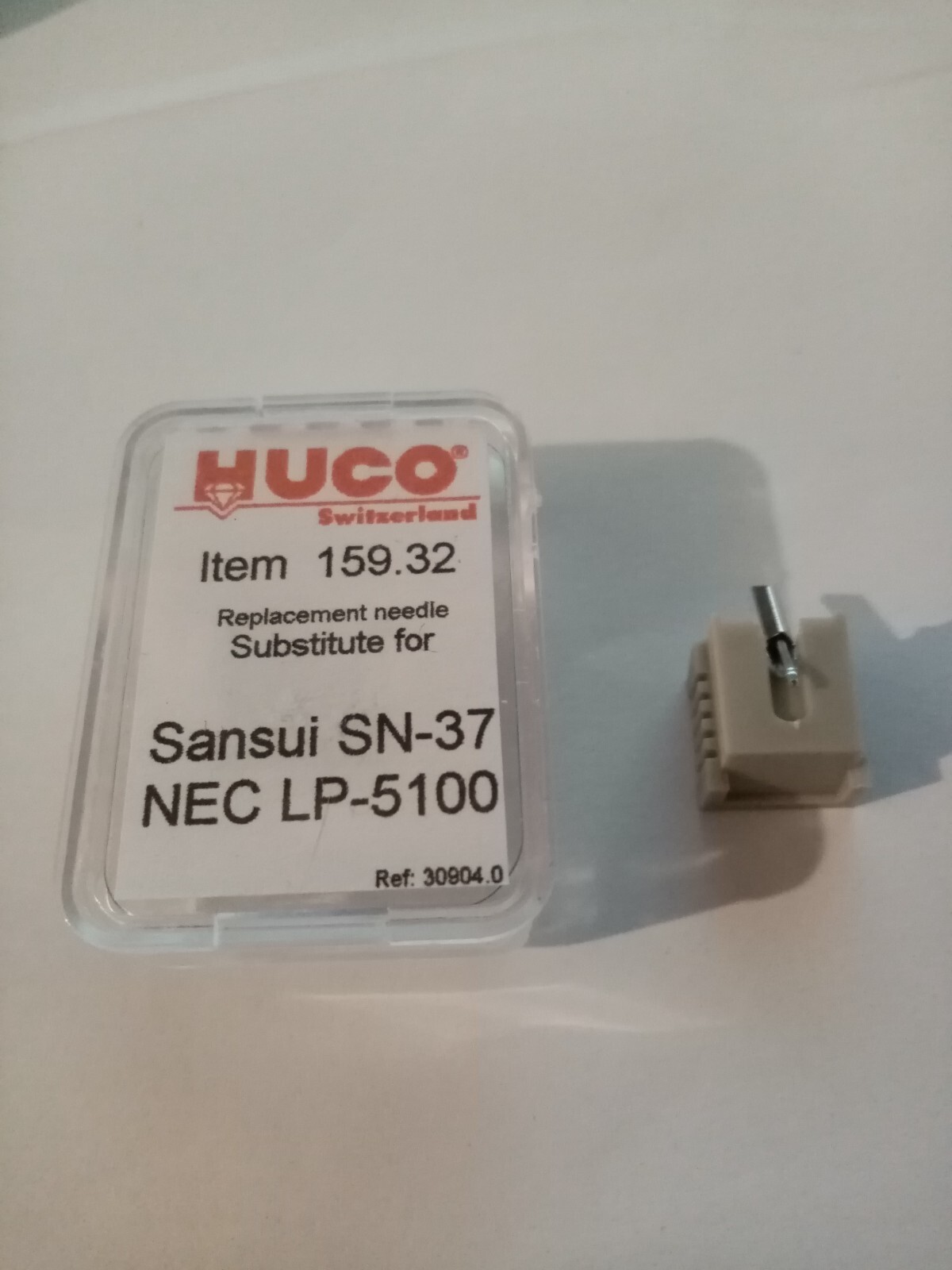 Puntina Giradischi HUCO 159 Per Sansui SN-37 NEC LP-5 parte/i di Ricambi/o audio