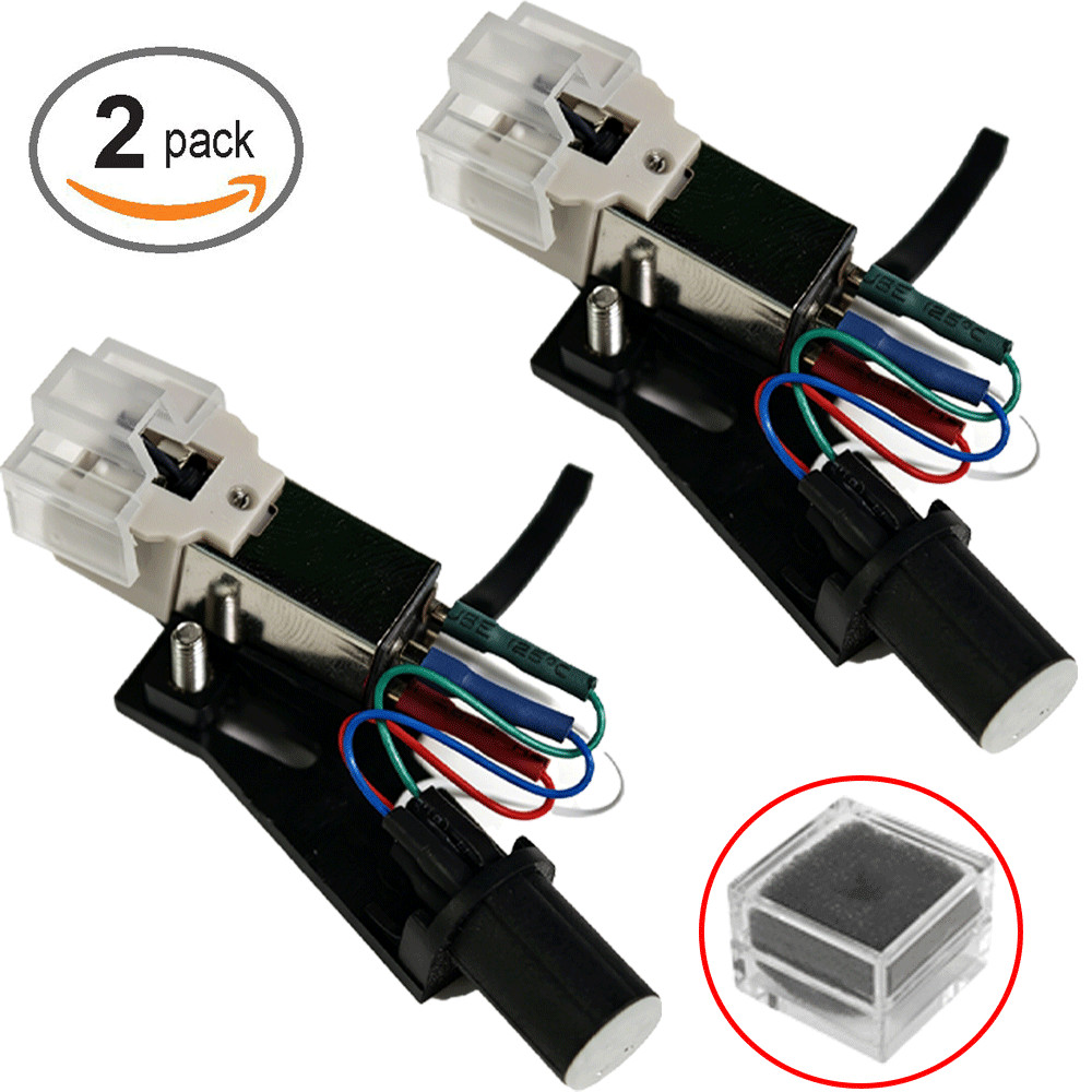 2PCS New for STRAIGHT-ARM HEADSHELL KIT ADC MOUNT + AT3600L CART+OFC Wires