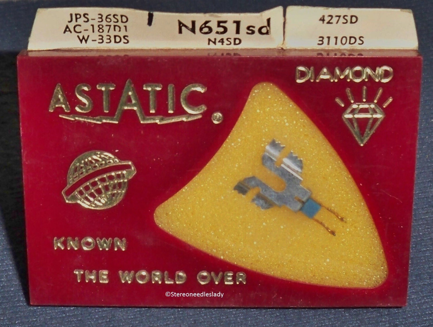 Astatic N651sd or N644sdSTYLUS NEEDLE 754-DS13 for MAGNAVOX Shure MI-44