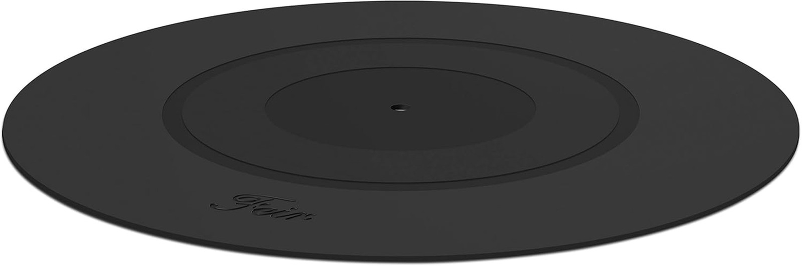 Turntable Platter Mat Black Rubber Silicone Design for Universal to All LP