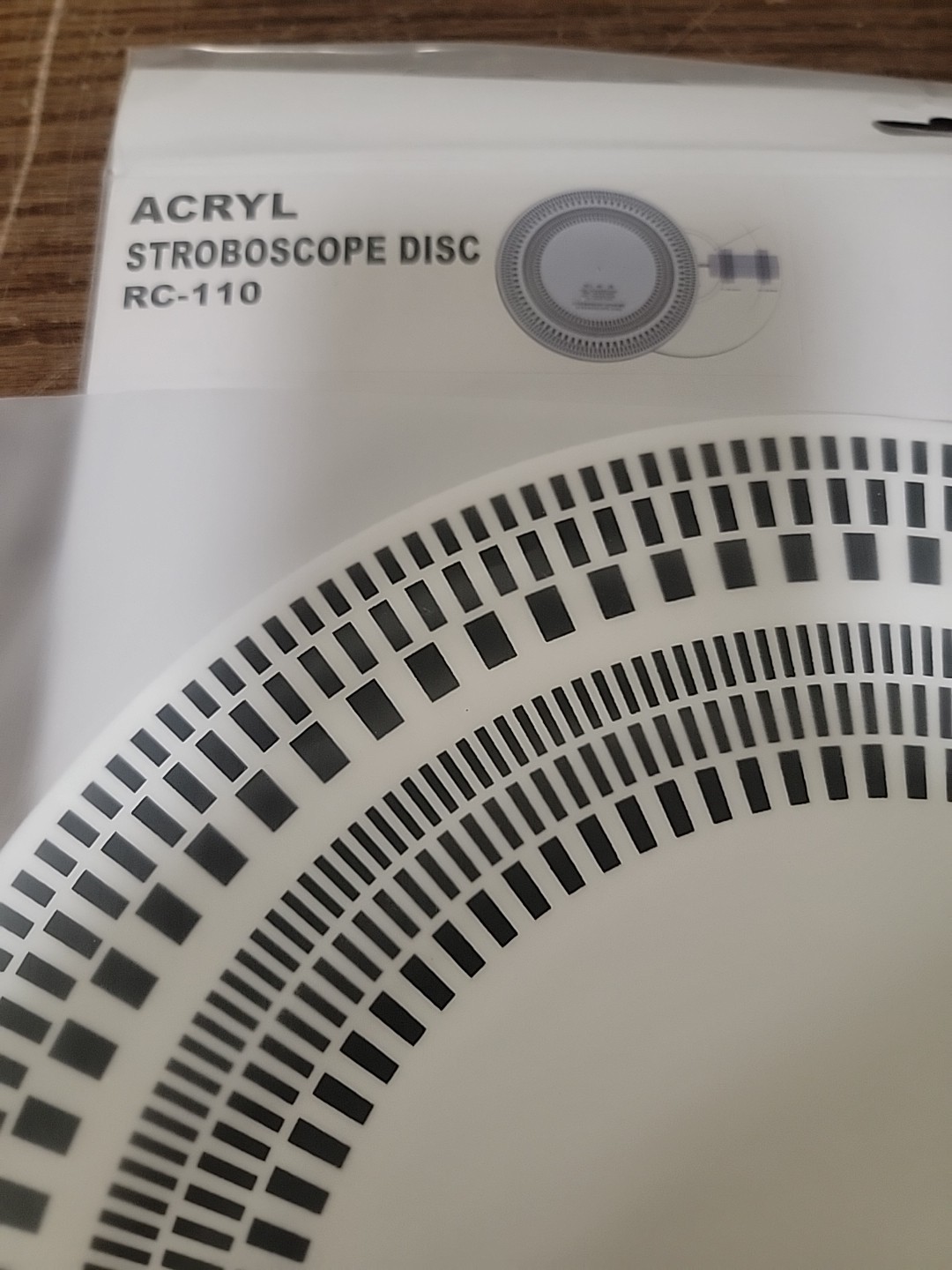 Acryl Turntable Mat/ Cartridge Alignment Protractor Strobe Disc/ Stroboscope