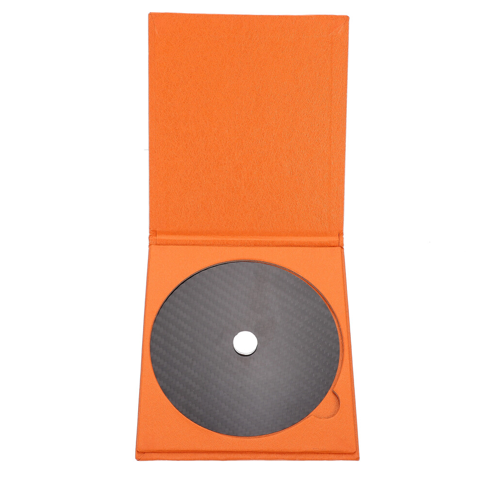 1Pc CF-CD.2 Carbon Fiber CD Platter Mat Compact Disc Tuning Cushion for Home