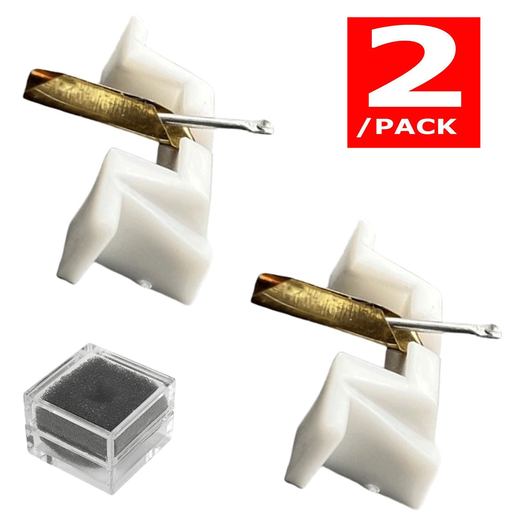 2pcs NEEDLE STYLUS FOR SHURE SS35C SC35C DIAMOND STYLUS PM3148D M25C 766-D7 New