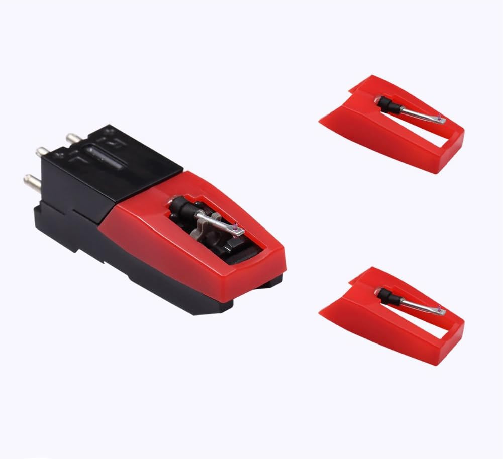 Turntable Record Player Cartridge Replacement, with 3Pcs Ceramic Needle Stylu…