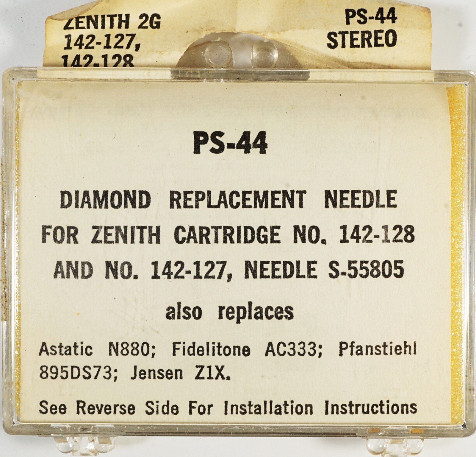 NOS Transcriber PS-44 Diamond Needle Zenith 142-127 142-128 S-55805 S55805