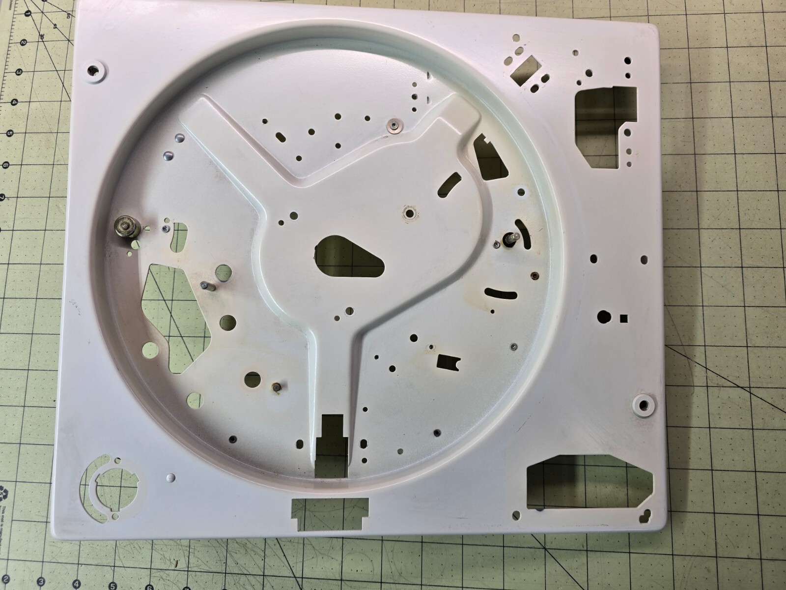 Garrard Zero 100 Turntable Parts – Metal Main Base
