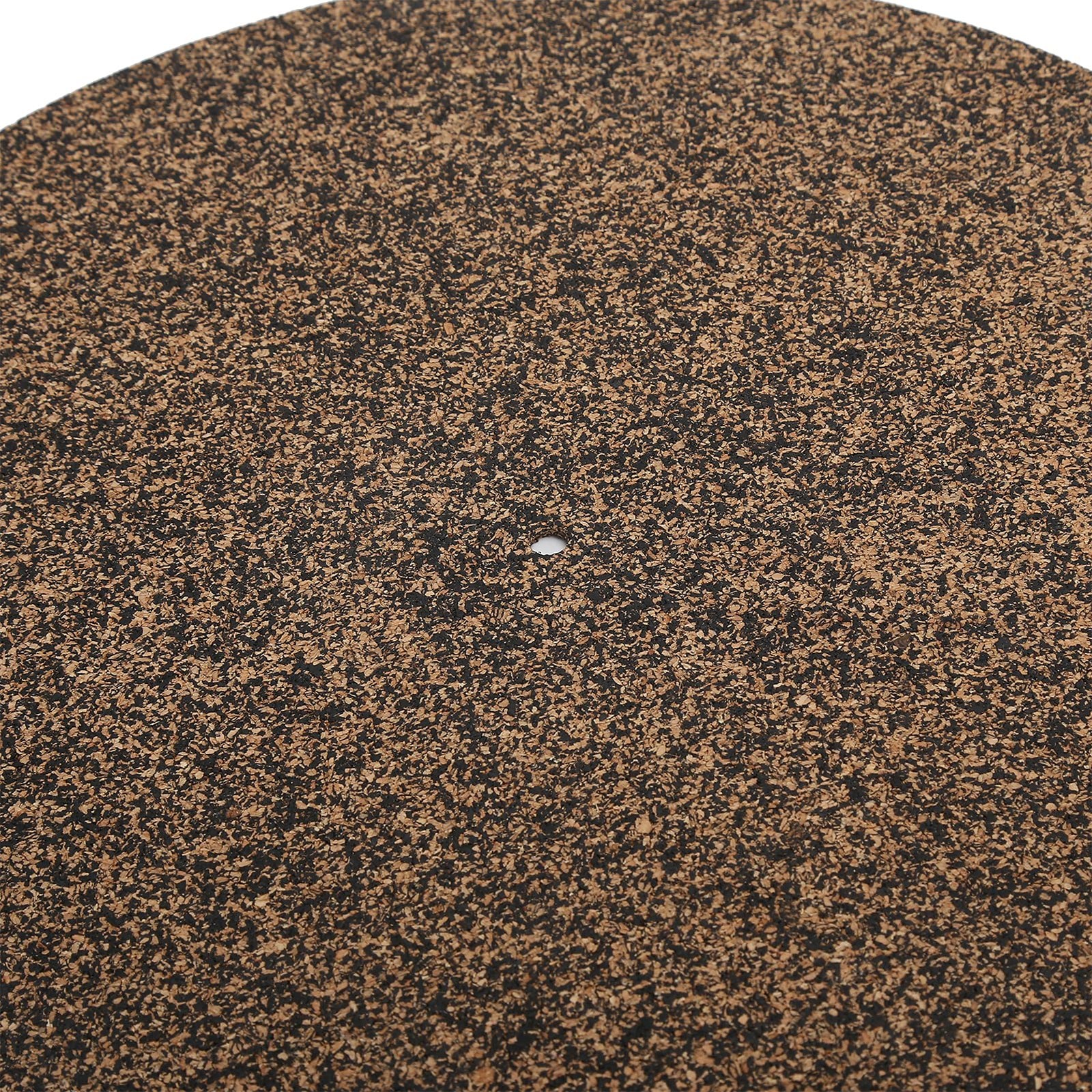 Turntable Platter Mat Black Rubber Cork Design,12 Inch Silicone black