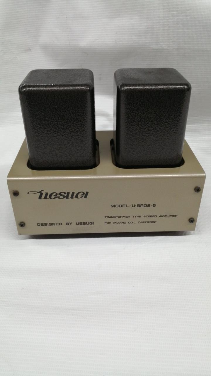 UESUGI U-BROS-5 MC Step-Up Transformer Stereo Amplifier Moving Coil Cartridge