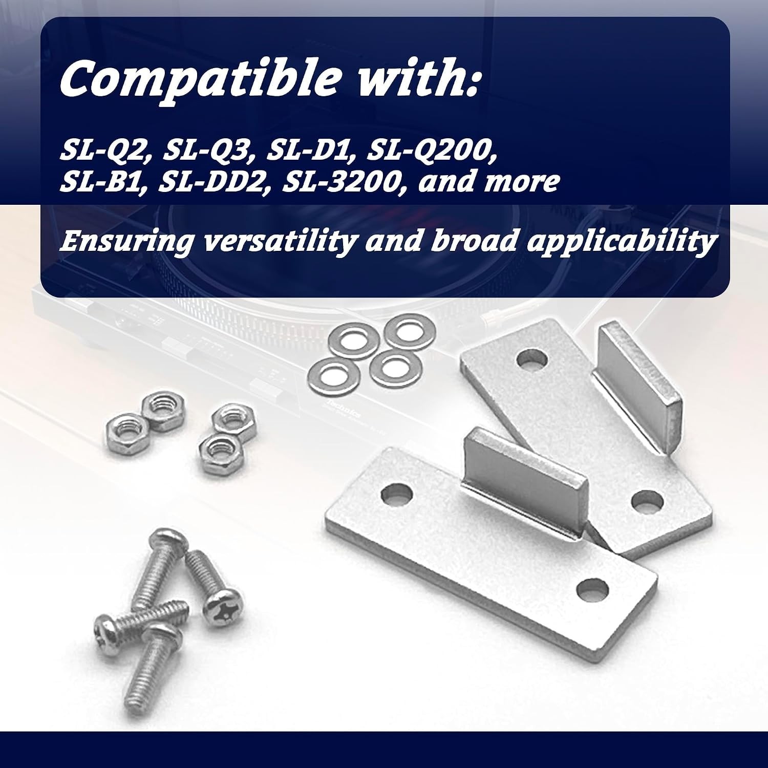 Turntable Dust Cover Hinges – Repair Tabs and Hinge Brackets for Technics SL-…