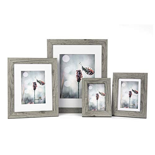 Scholartree Grey 8×10 Picture Frame set of 2,Display inches 2P,