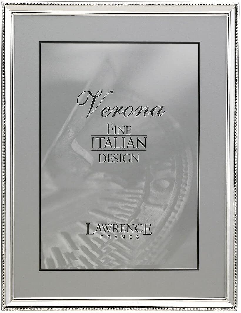 Lawrence Frames 11657 Polished Silver Plate 5×7 Picture Frame – 5×7,