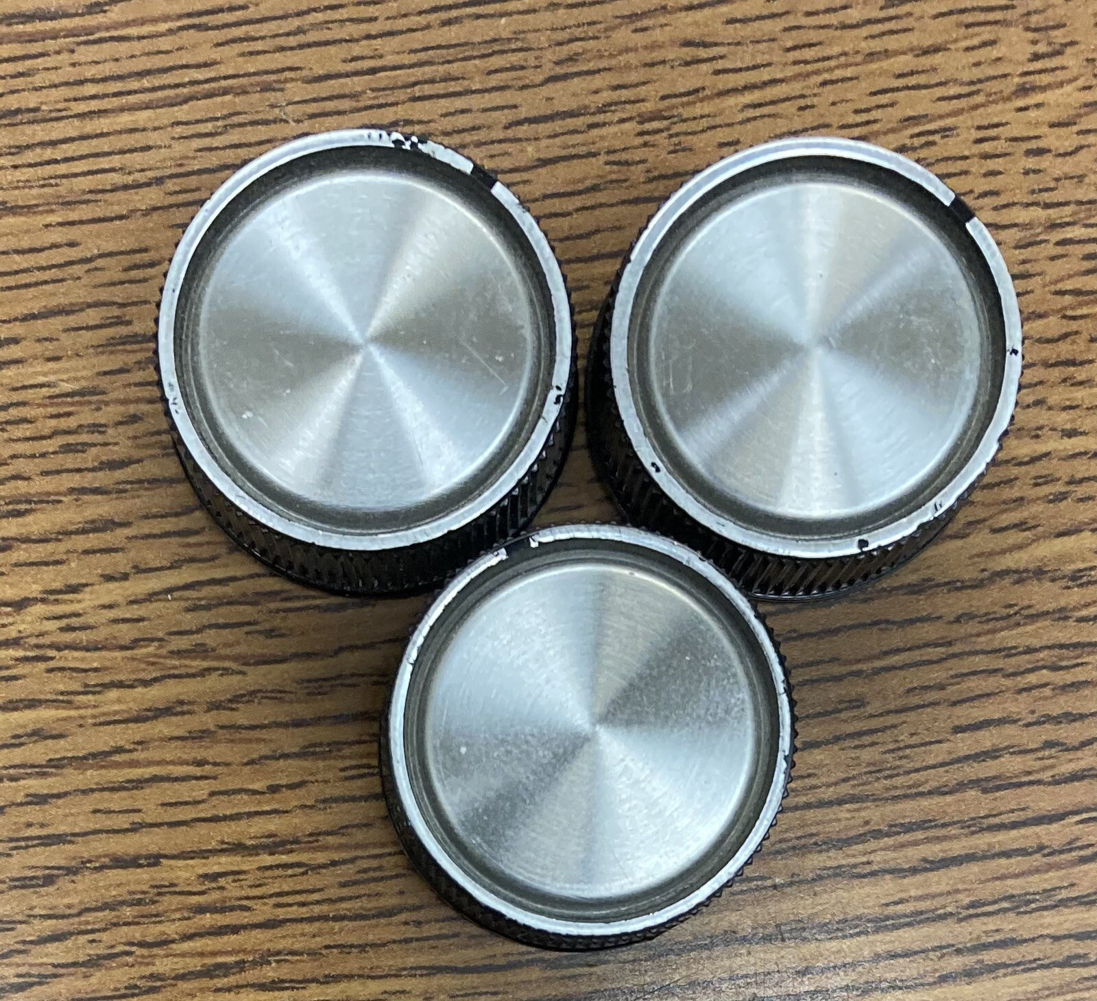 Vintage Califone Turntable PARTS – Power Volume Tone Switch Knobs – Lot of 3