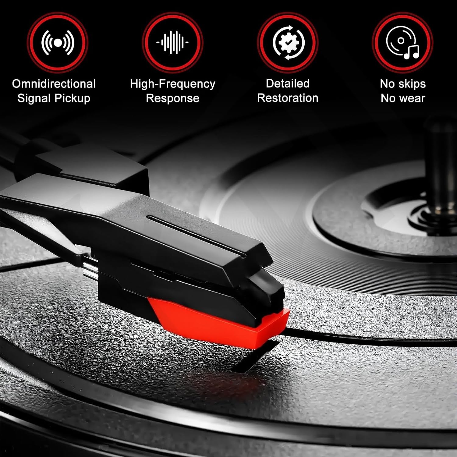 Replacement Vinyl Record Player Needle – Crosley Victrola Ion Pyle Etc Turntable