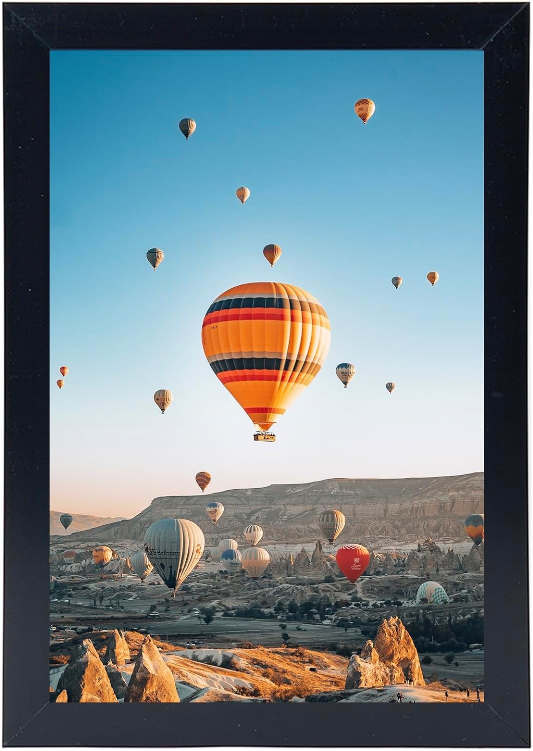 6×9 Picture Frame Black for Wall Hanging or Tabletop- inch,