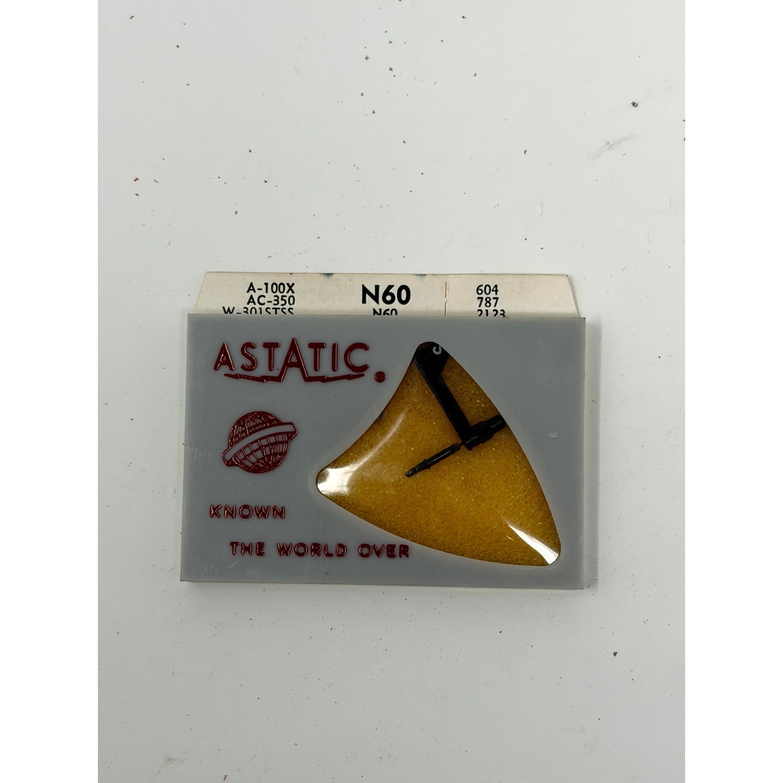 Astatic N60 Phonograph Needle Stylus A-100X AC-350 W-301STSS Sapphire Vintage