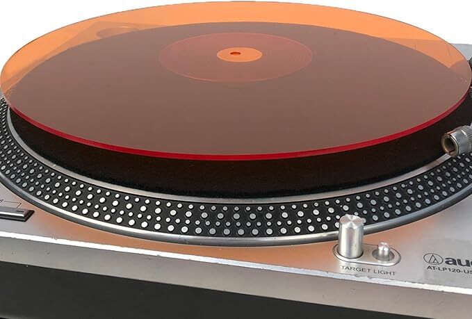 12″ Acrylic Turntable Mat – Slipmat for Vinyl LP Record Players (Slipmat Only)