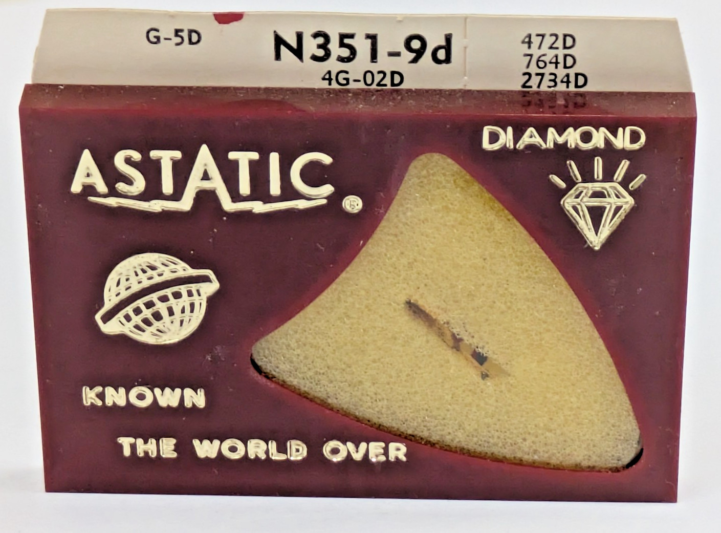 Astatic N351-9d Diamond Needle Stylus Transcription General Electric GE-4G-02D
