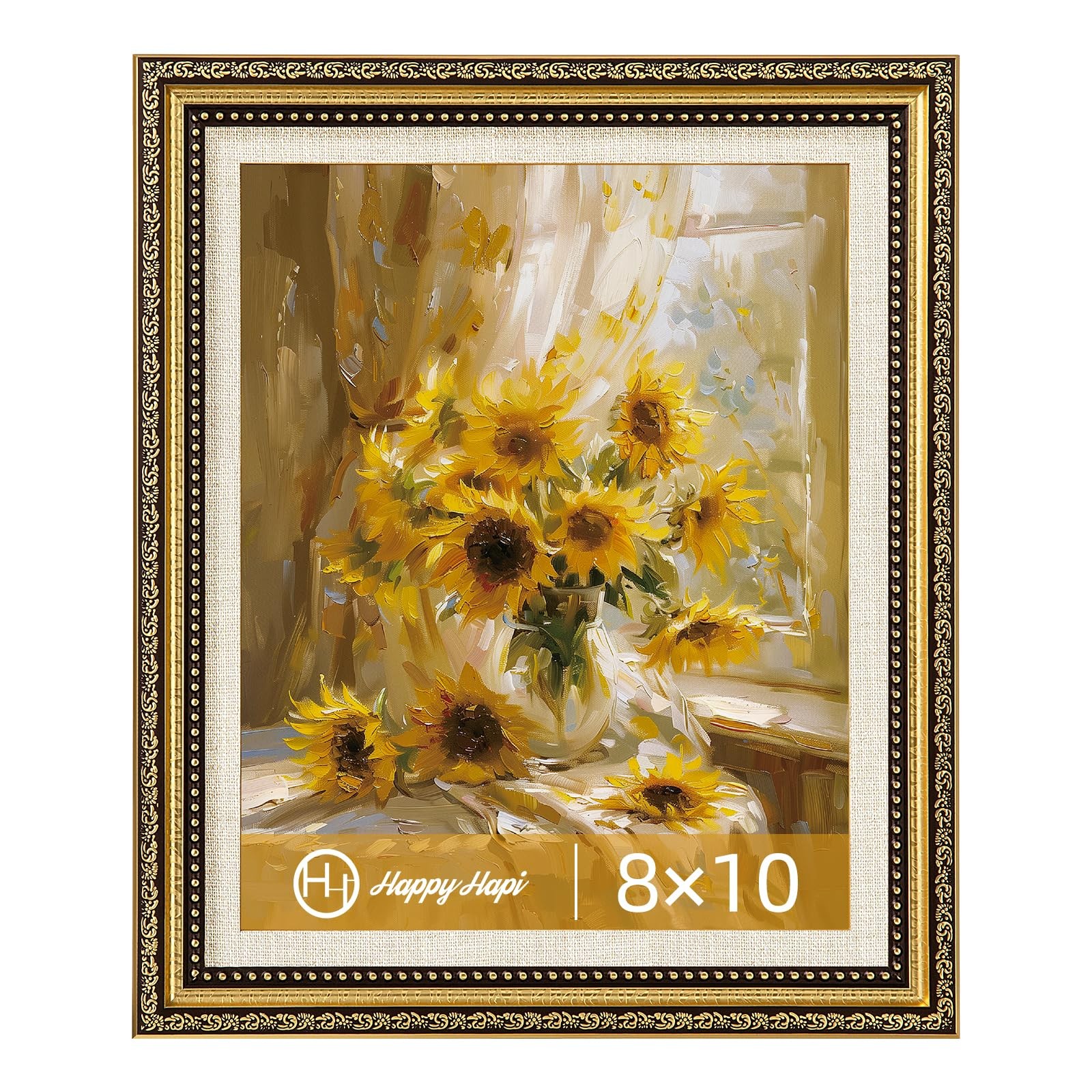 8×10 Picture Frame Gold, Vintage 8 x 10, vintage gold
