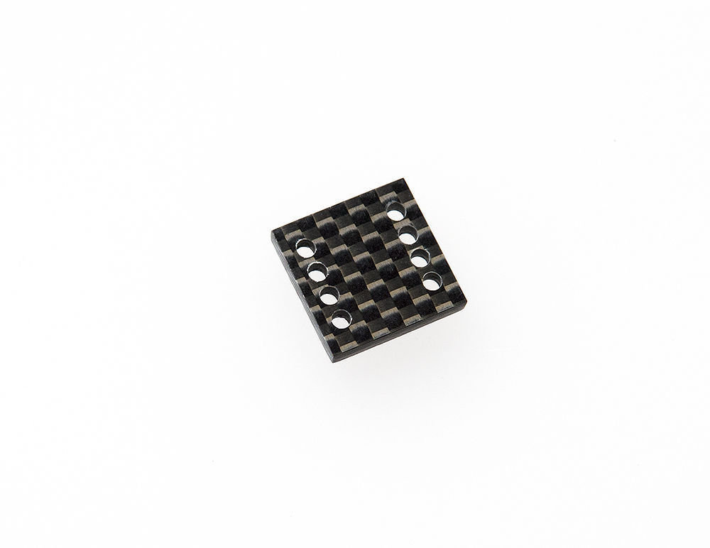 Universal Headshell / Cartridge Isolation / Spacer Real Carbon f. ex. SME EMT