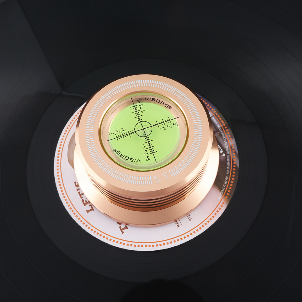 Record Weight Turntable Vinyl LP Disc Stabilizer Stroboscope Gradienter 60Hz NEW