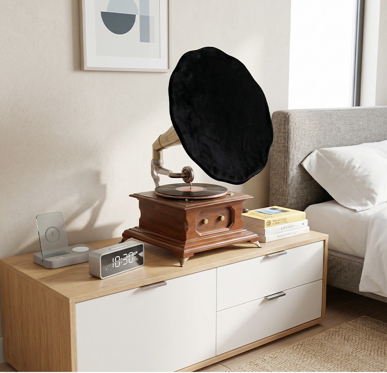 Soft Dust Cover Protective Case for Retro Gramophone Speaker Horn Accessories
