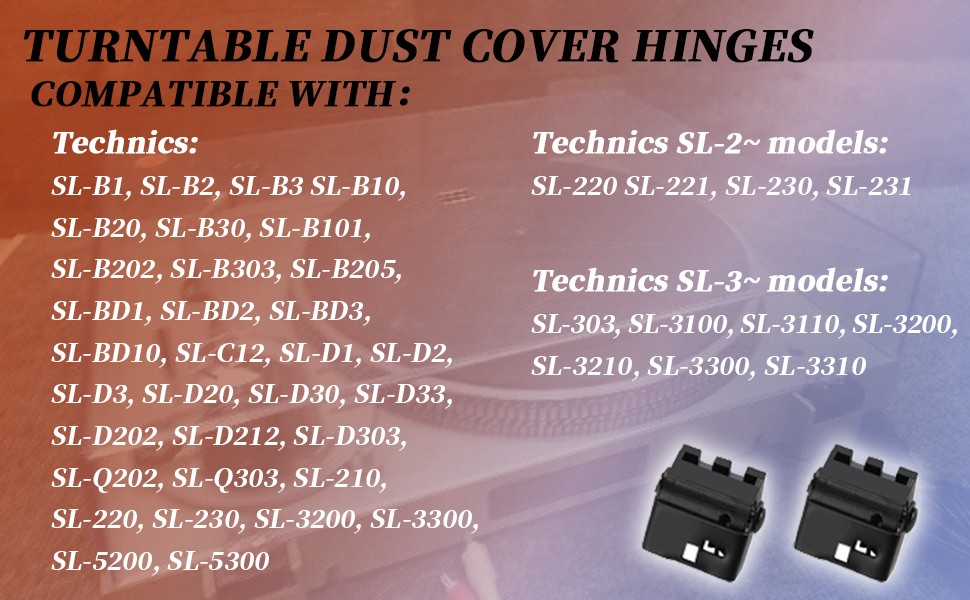 2Pcs SFATB33N01A Dust Cover Hinge For SL-B1,B2,B3,B10,B20,B30,B101,B202,B303,BD1