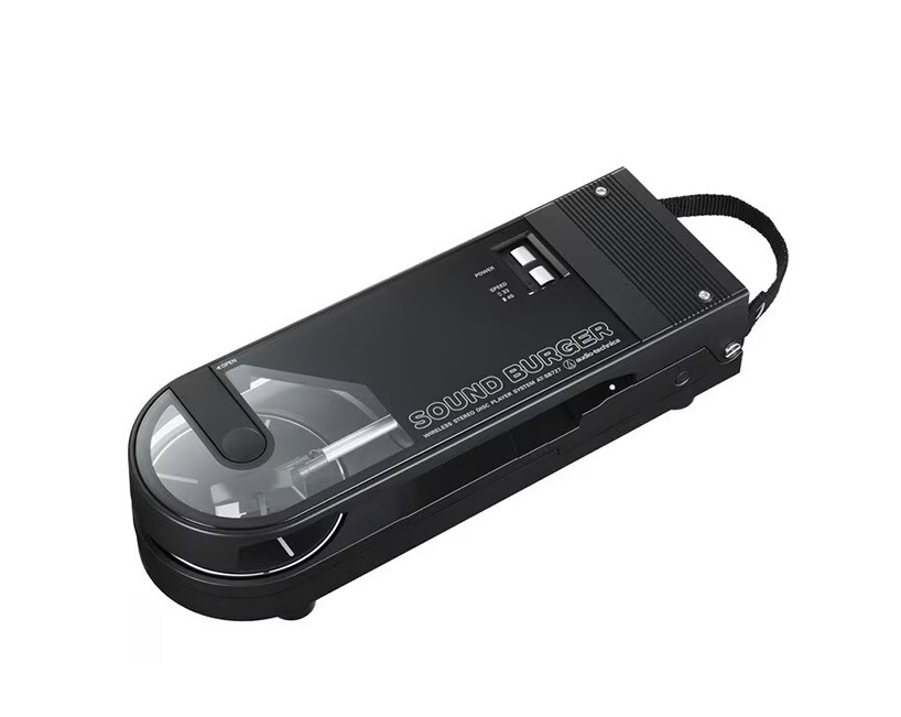 AUDIO-TECHNICA SOUND BURGER WIRELESS RECORD PLAYER BLACK AT-SB727 BK