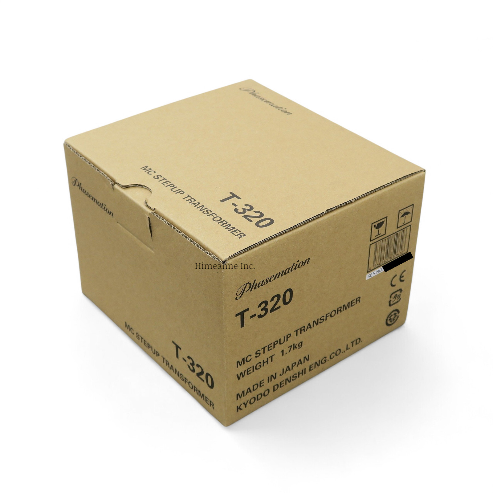 Phasemation T-320 Phono balanced transmission compatible MC step-up transformer