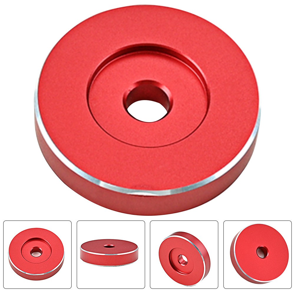 Stable Red Record Player Adapter with Aluminum Material for Phonograph Use