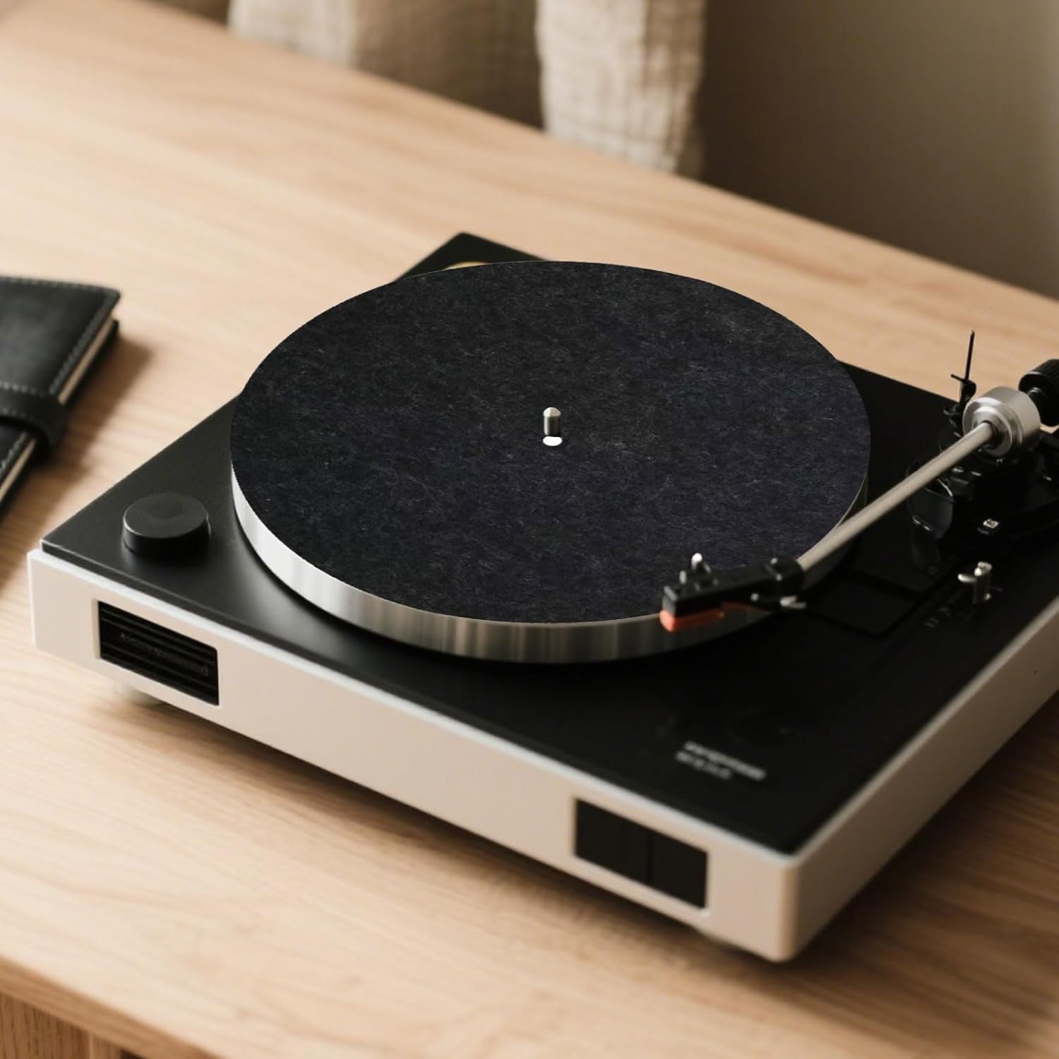 Lightweight 12-Inch Wool Turntable Mat – Reduces Noise & Enhances Sound Quality
