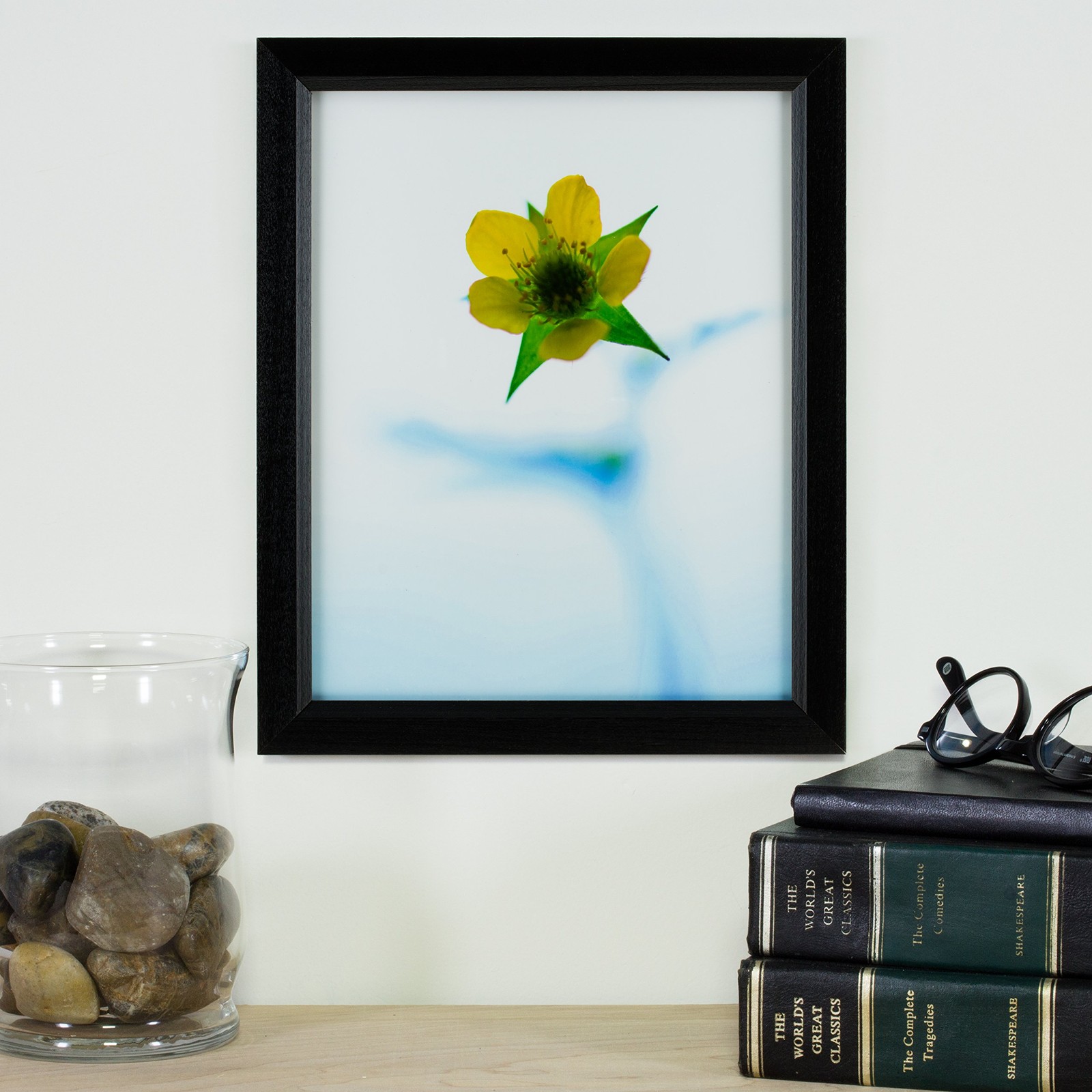 Craig Frames 7171610BK 22 by 25-Inch Picture Frame, Wood Grain 22 x 25, black
