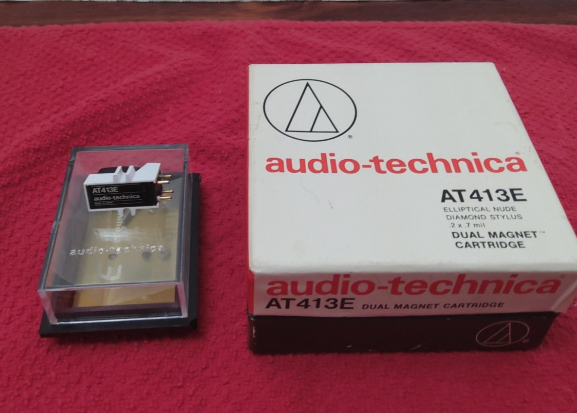 Audio Technica AT-413E Turntable Cartridge Only / No Stylus, With Box