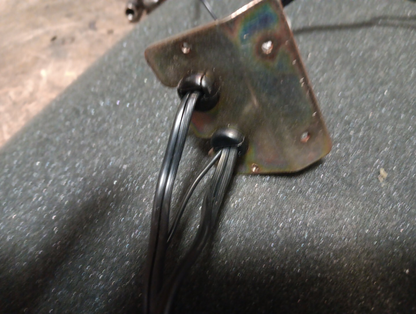 Dual 1237 Power Cord and Ground Wire Complete