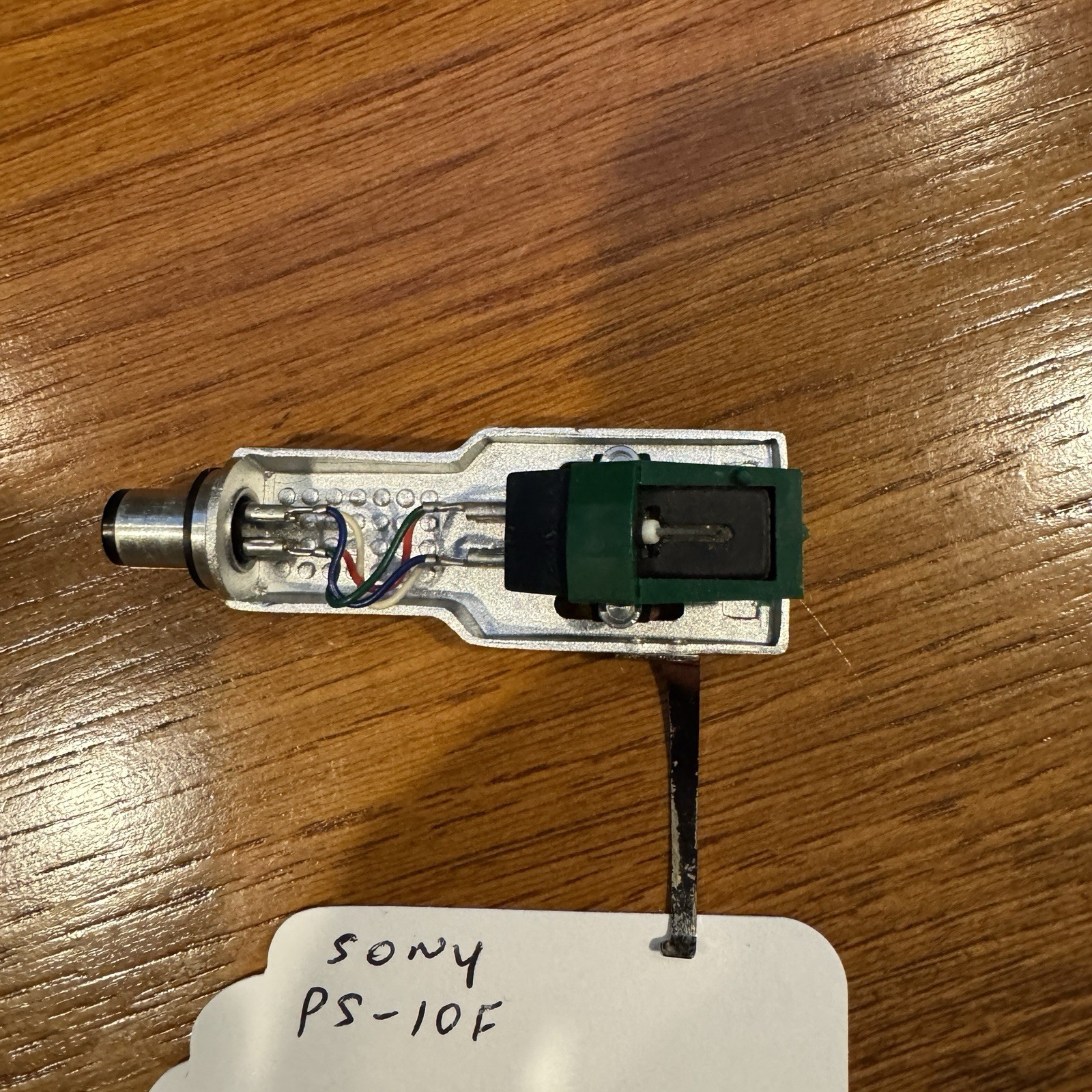 SONY PS-10F ORIGINAL CARTRIDGE AND HEADSHELL – GOOD STYLUS – VERY GOOD CONDITION