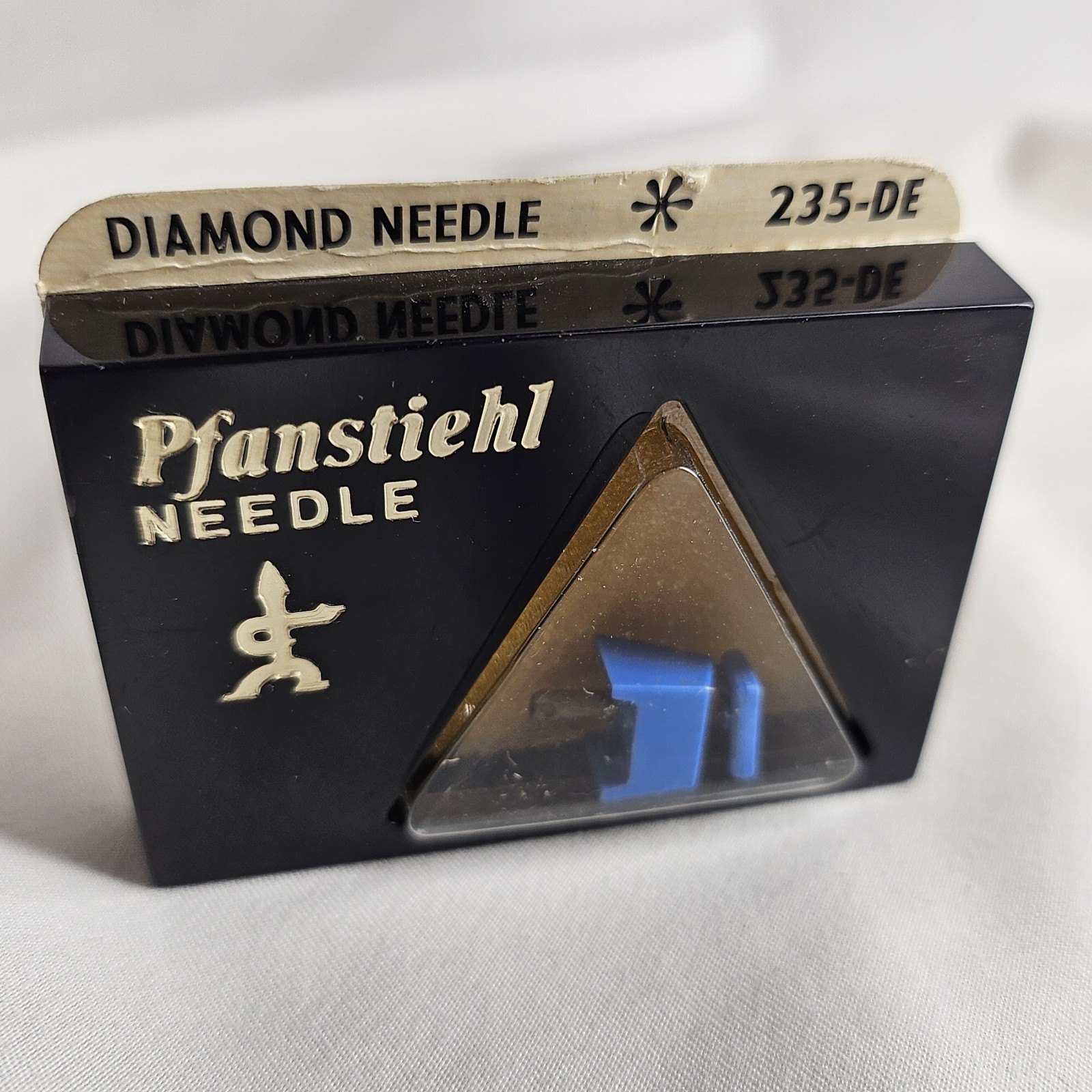 Pfanstiehl Diamond Needle 235-DE Blue Vintage New Old Stock Stereo Empire