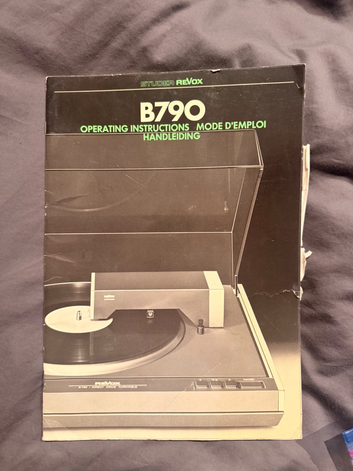 Revox B790 Turntable + Catridge Kit TIME-CAPSULE