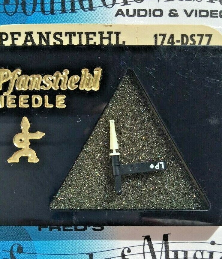 NEW Pfanstiehl 174-DS77 Diamond Needle Stylus “Dual Needle” 174DS77 astatic n89