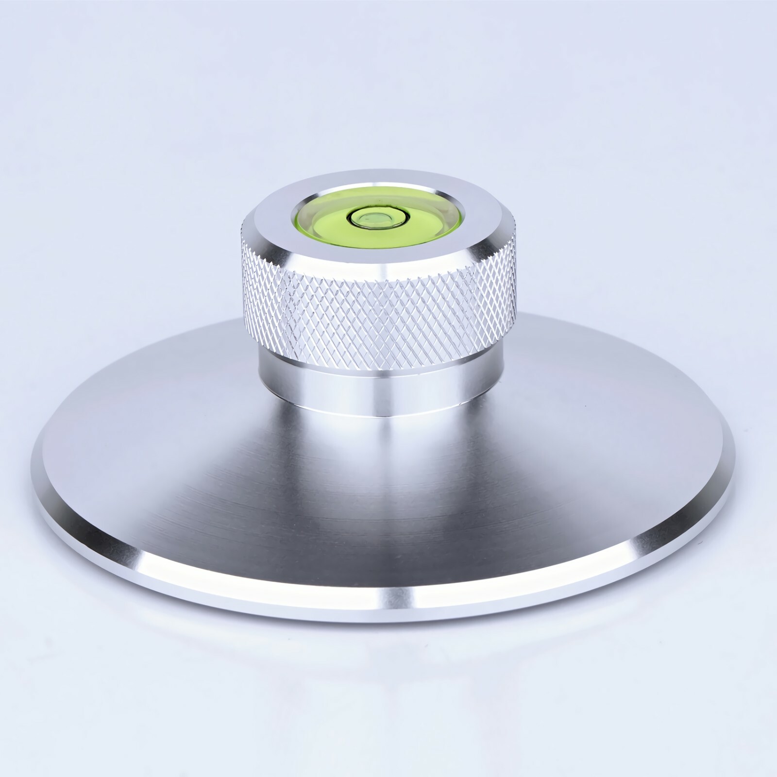 Aluminum Turntable Record Weight Clamp Stabilizer With Bubble Level