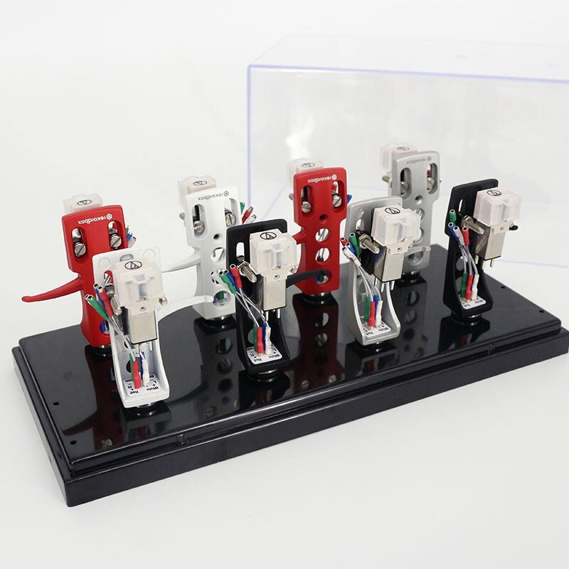 Headshell Cartridge Keeper Phono Shell Case Acrylic Box Turntable Stylus Holder