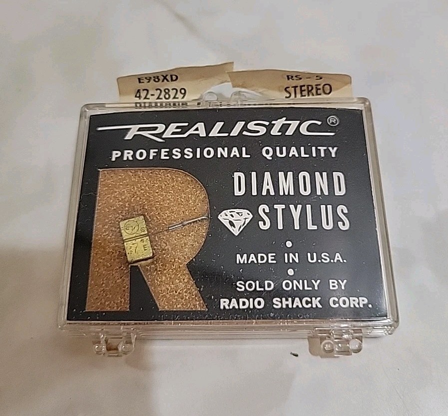 Realistic RS-5 Diamond Stylus 42-2829 Electro Voice Needle NOS USA