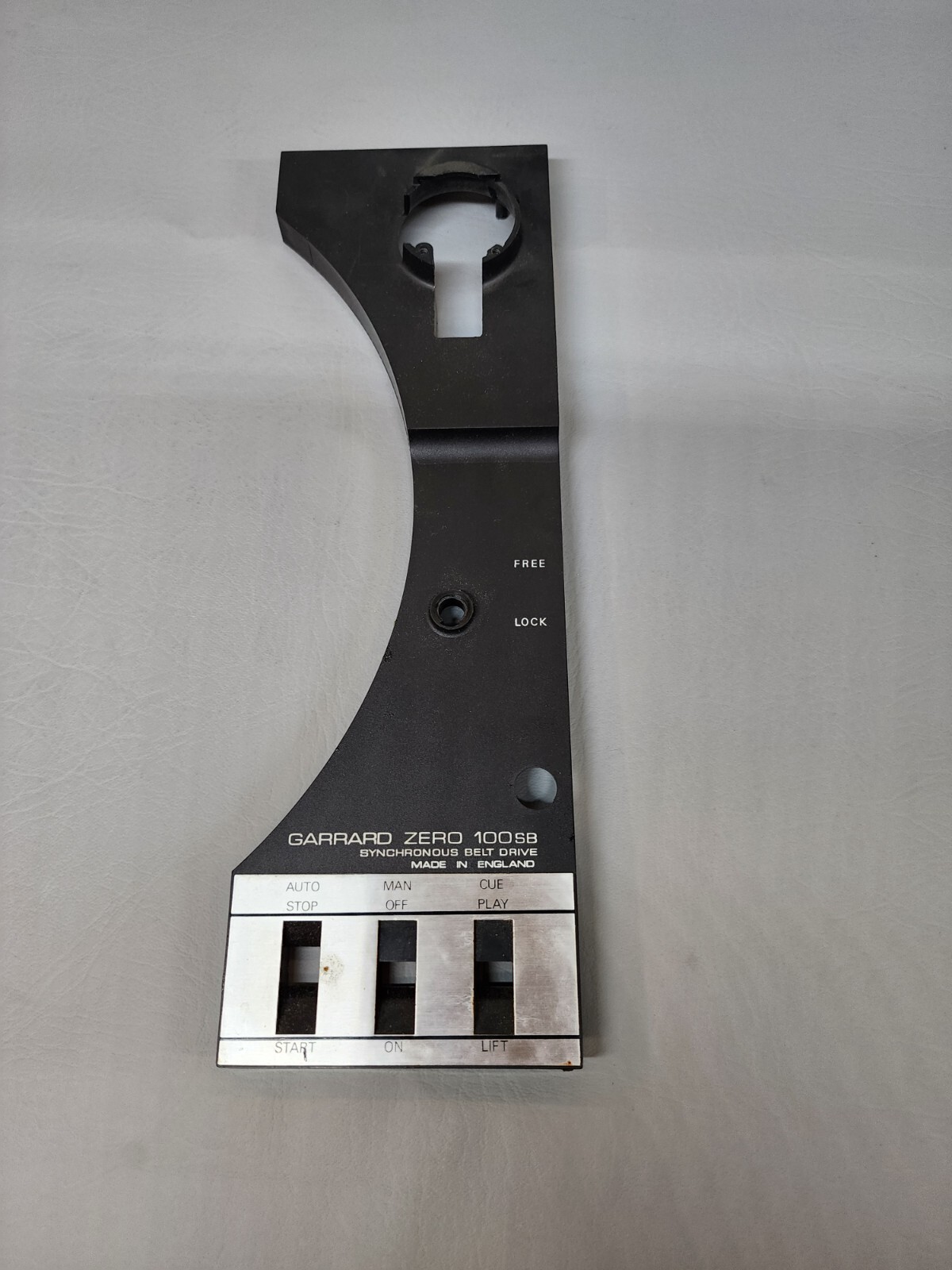 Genuine Garrard Zero 100SB Turntable Replacement Part Out – Panel