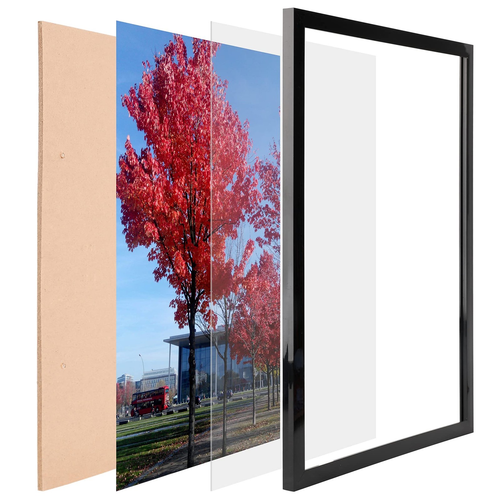 Medog 11×17 Picture Frame in Black, Display pictures 11×17, 1P Black
