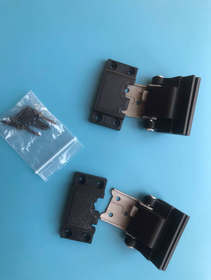 A Set of Turntable Dust Cover Hinges for kenwood KP-7070 Turntable