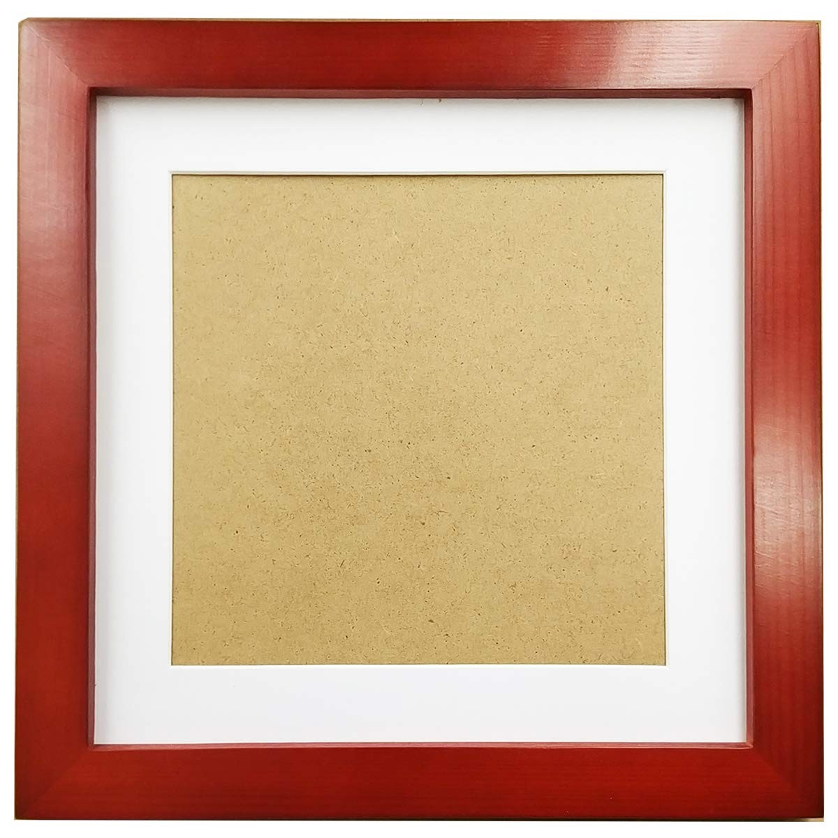 ZXTparts 8×8 Picture Frames with 6×6 Opening Mat. Red m 6×6,