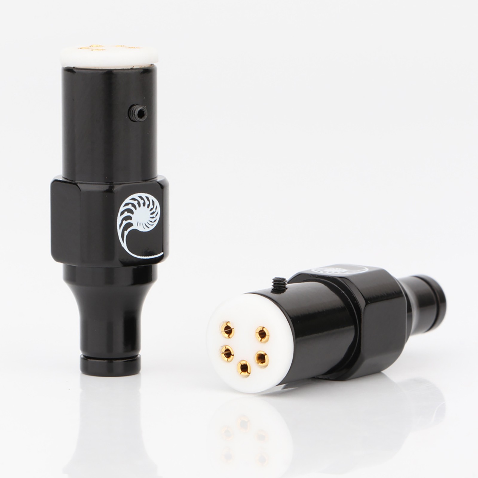 16mm Turntable 5 Pin DIN Female Plug Tonearm Connector LP Female Jack Adapter