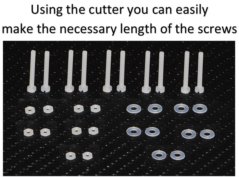 Premium NYLON Phono Cartridge Screw Set M2x20mm + nuts + extra soft flat washers